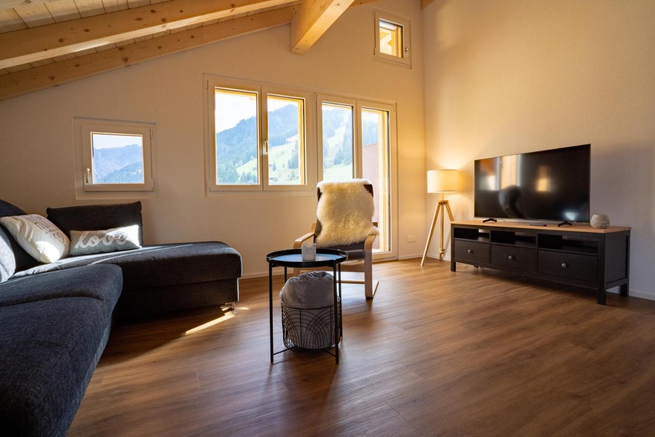אדלבודן Chuenislodge2- Zwei Balkone, Gemuetlicher Kamin, Top Aussicht מראה חיצוני תמונה